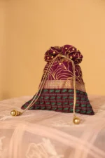 Handcrafted Ethnic Potli with Thread Embroidery