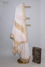 Traditional Kerala Onam Cotton Saree with Golden Border