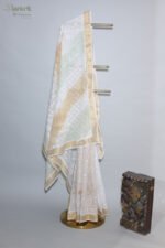 Traditional Kerala Onam Cotton Saree with Golden Border