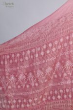 Rich Dark Pink Tissue Saree - Image 8
