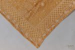 Mustard Yellow Organza Chikankari Saree - Image 7