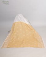 Traditional Kerala Onam Cotton Saree with Golden Border - Image 7