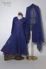 Midnight Sapphire Anarkali Set