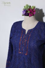 Midnight Sapphire Anarkali Set - Image 2