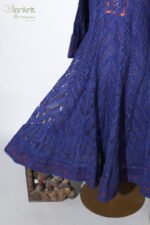 Midnight Sapphire Anarkali Set - Image 3