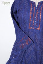 Midnight Sapphire Anarkali Set - Image 4
