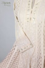 Ombre Cream Anarkali Set - Image 4