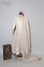 Ombre Cream Anarkali Set - Image 6
